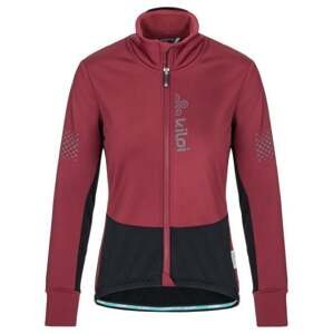 Women's softshell bike jacket KILPI VELOVER-W dark red