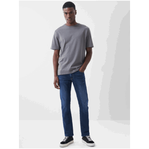 Dark Blue Mens Slim Fit Jeans - Men