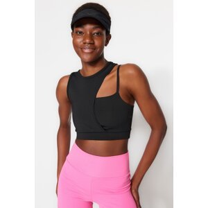 Trendyol Black Medium Support/Shaping Knitted Sports Bra
