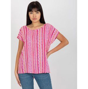 Women's Blouse with Short Sleeves Sublevel - multicolored