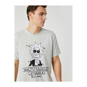 Koton Rick a Morty Oversized tričko licencovaná potlač