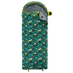 Children's blanket sleeping bag LOAP FIEMME DINOS Green/Yellow
