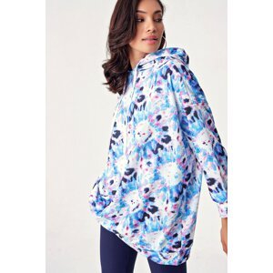 Bigdart 4125 Blue Oversize Sweat Dress