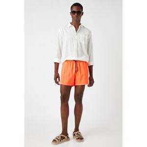 Koton Basic Marine Shorts with Lace-Up Waist