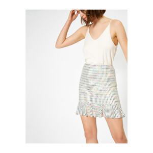 Koton Sequin Detailed Skirt