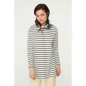 Trendyol Black Striped Knitted Tunic