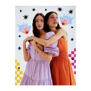 Koton šaty - fialové - Smock šaty
