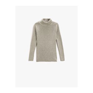 Koton Basic Turtleneck Sweater with Ribbed
