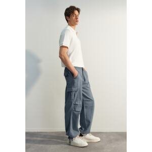 Trendyol Limited Edition Navy Blue Loose Fit Trousers