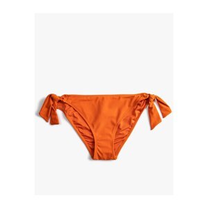 Koton Bikini Bottoms normálny pás kravata detail na bokoch.