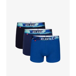 Men's Sport Boxers ATLANTIC 3Pack - dark blue/blue