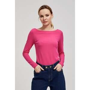Fitted blouse with long sleeves