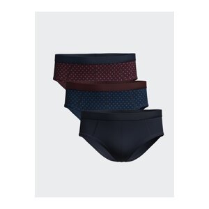 LC Waikiki Standard Fit, Flexible Fabric Men's Slip Boxer 3-Pack