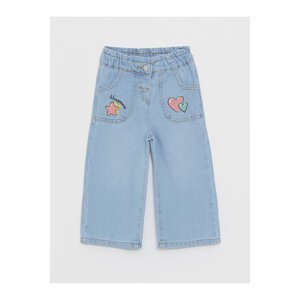 LC Waikiki Embroidery Detailed Jeans for Baby Girl