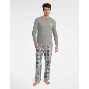 Usher Pajamas 40946-90X Grey Melange Gray Melange