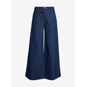 Women's wide-leg jeans VILA Viflora - Women in Navy Blue