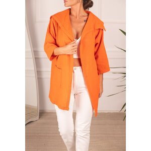 armonika Women's Orange Sleeve Epaulette Seasonal Jacket