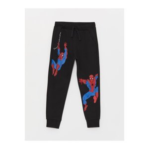 LC Waikiki Boyfriend Jogger Sweatpants with an Elastic Waist and Spiderman Print.