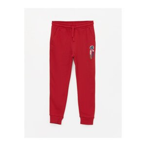 LC Waikiki Boy's Jogger Sweatpants with Printed Elastic Waist