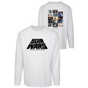 Star Wars Long Sleeve Photo Collage White