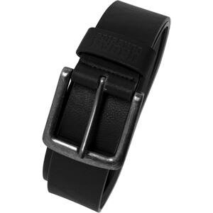 Black imitation leather belt