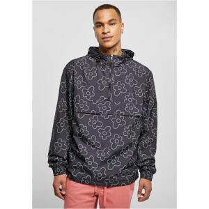 Flower AOP Pull Over Jacket blackflower