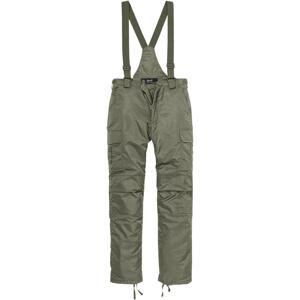 Olive Thermal Dungarees