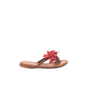 Women's Slippers Trendyol Leather Flower