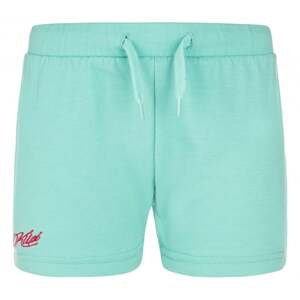 Girls' cotton shorts Kilpi SHORTY-JG turquoise