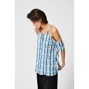 Shirt-type blouse top