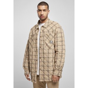 Southpole Flannel Quilted Shirt Jacket with Warm Sand
