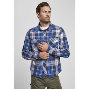 Navy plaid shirt