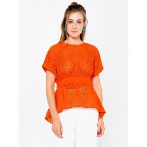 Orange blouse CAMAIEU - Women