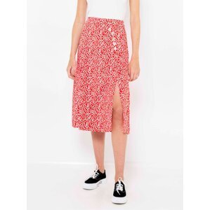 Red patterned skirt CAMAIEU - Women