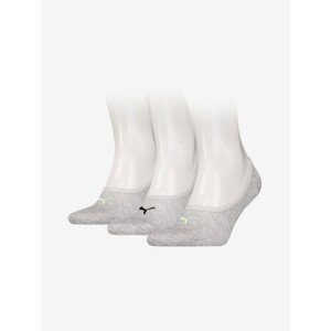 3PACK socks Puma extra low gray