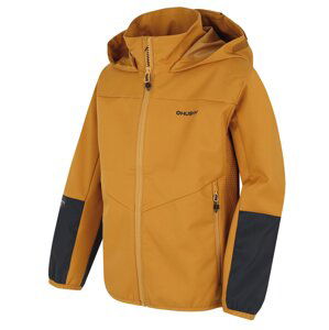 Kids softshell jacket HUSKY Sonny K mustard