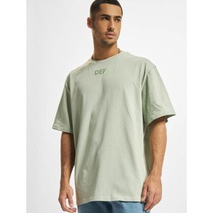 Green T-shirt with silicone print DEF