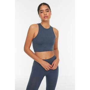 Trendyol Indigo Seamless/Seamless Light Support/Shaping Knitted Sports Bra