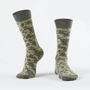 Khaki camo mens socks