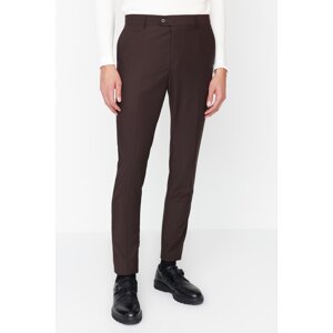 Trendyol Brown Men's Slim Fit Iron-On Trousers