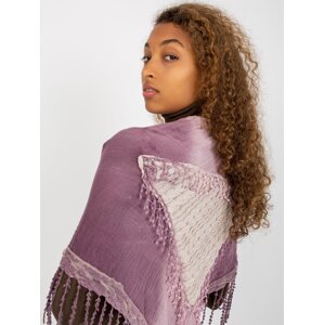 Lady's purple muslin scarf