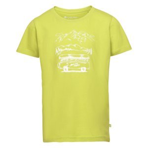 Children's cotton T-shirt ALPINE PRO BADAMO lime green variant pb