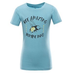 Children's T-shirt made of organic cotton ALPINE PRO EKOSO milky blue variant PA