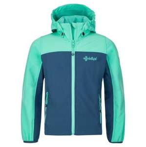 Girls' softshell jacket KILPI RAVIA-JG turquoise