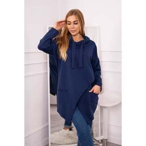 Tunic with clutch at the front Oversize jeans