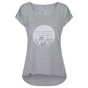 Women's short sleeve T-shirt KILPI ROISIN-W Light Grey