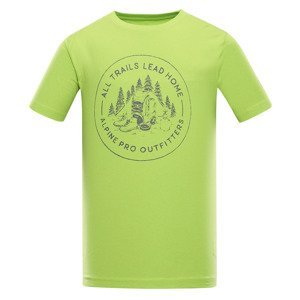 Men's cotton T-shirt ALPINE PRO LEFER lime green variant PC