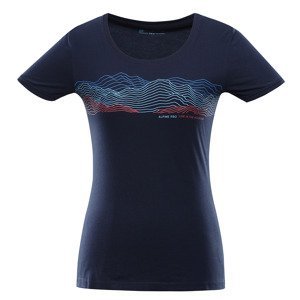 Women's quick-drying T-shirt ALPINE PRO DAFOTA mood indigo variant PA
