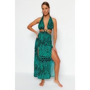 Trendyol Green Beach Dress With Accessory Detail