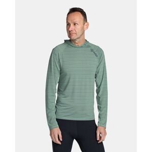 Men's running sweatshirt Kilpi AILEEN-M Dark green